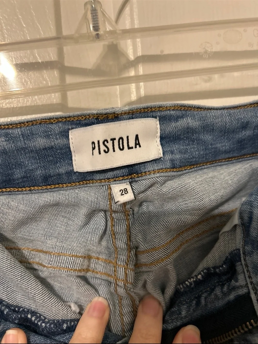 Pistola Jeans Light Wash ankle / cropped pants - Picture 6 of 6